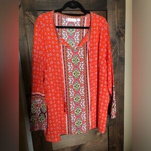 Woven tunic top by Kim Gravel